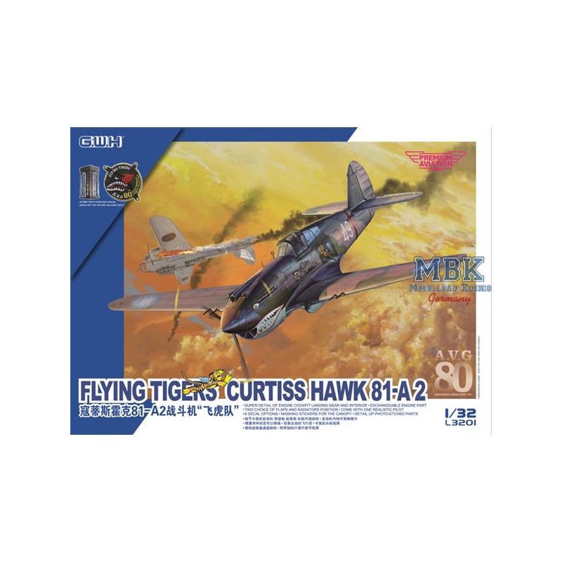 Maquette Curtis P-40B Tomahawk