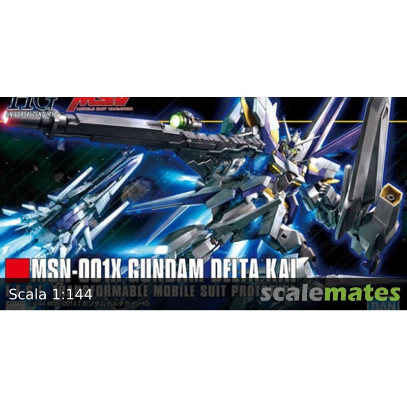 Gunpla Gundam: High Grade - Kit de modèle réduit Gundam Delta Kai 1: 144