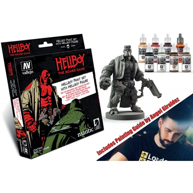 Miniature Hellboy paintset with figure