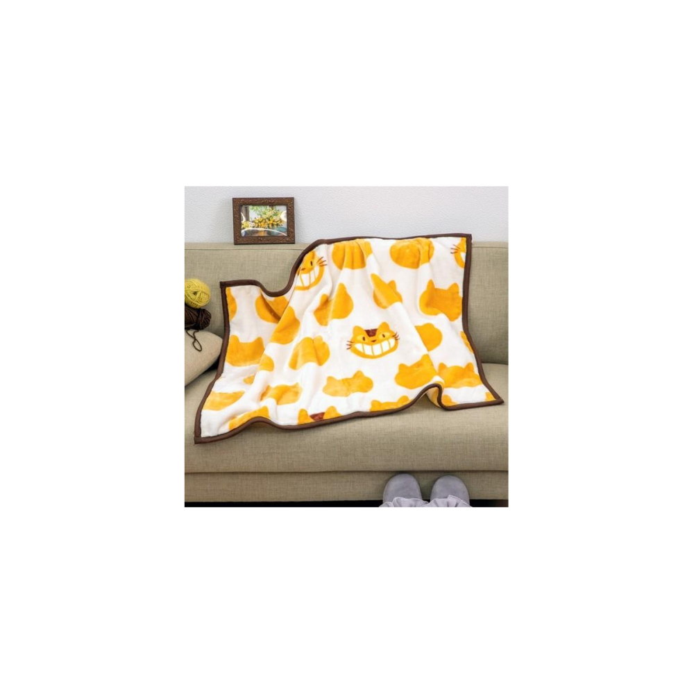 MON VOISIN TOTORO - Chatbus - Couverture Plaid 70x100cm