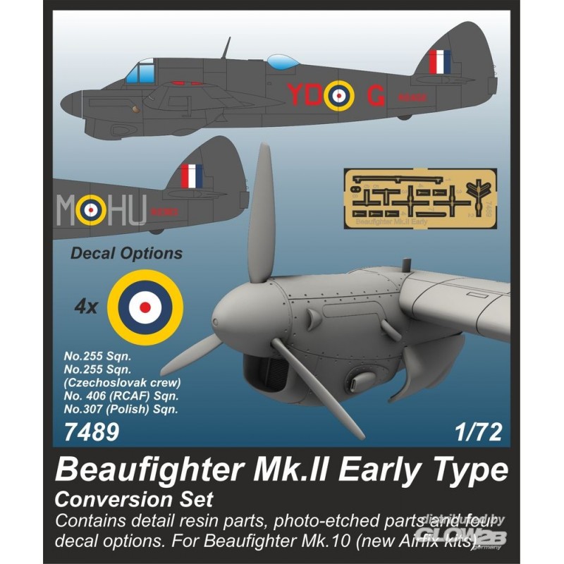 Accessoire Set de conversion Beaufighter Mk.II Early Type