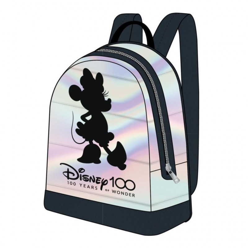 DISNEY 100 Ans - Minnie - Sac à Dos Similicuir Nacré - 19