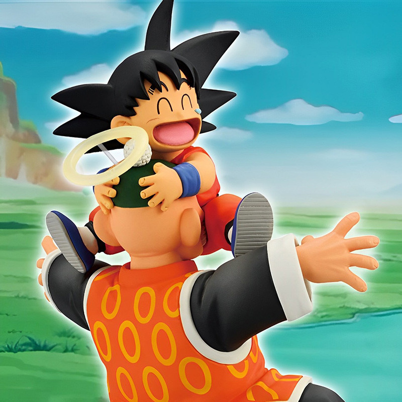 Figurine – DRAGON BALL Z Son Goku & Grandpa Son Gohan Ichibansho Draon History II Bandai