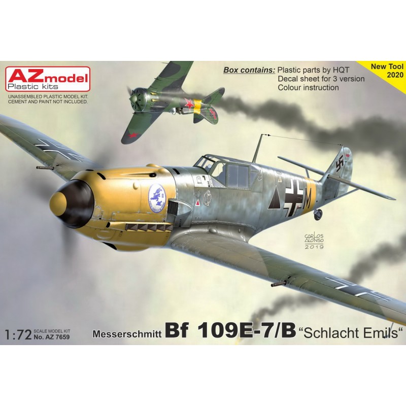 Maquette Messerschmitt Bf-109E-7/B 'Schlacht Emils' nouvel outil en 2021
