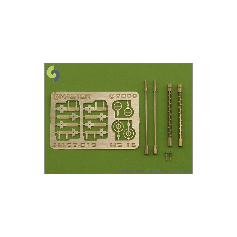 Accessoire Mitrailleuse d'avion allemande MG.15 - canons et viseurs gravés (2pcs)