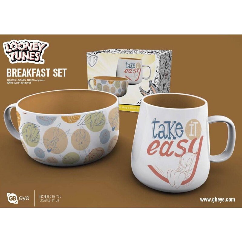 Mug Looney Tunes set petit-déjeuner Originals