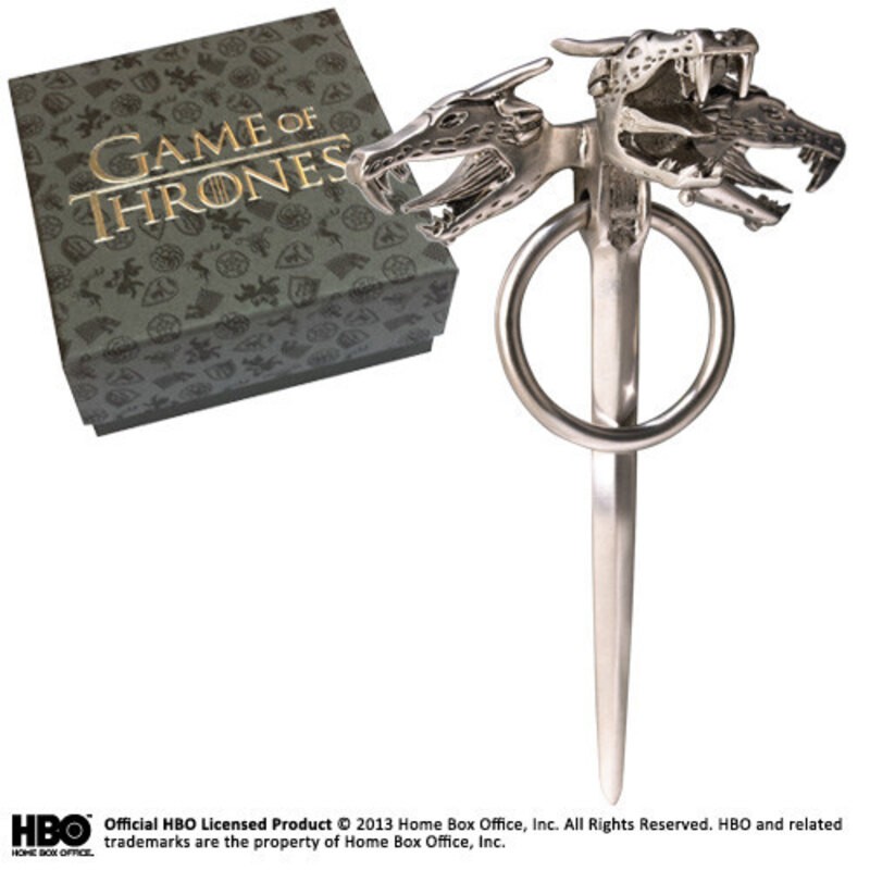 Game of Thrones: épingle à dragon à trois têtes de Daenerys