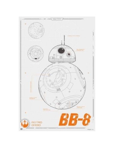 Poster – Maxi Star Wars Bb-8