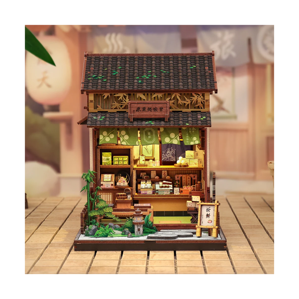 MINIATURE HOUSE - DIY- Kanmi-Dokoro Kurihara - 227pc + Eclairage LED