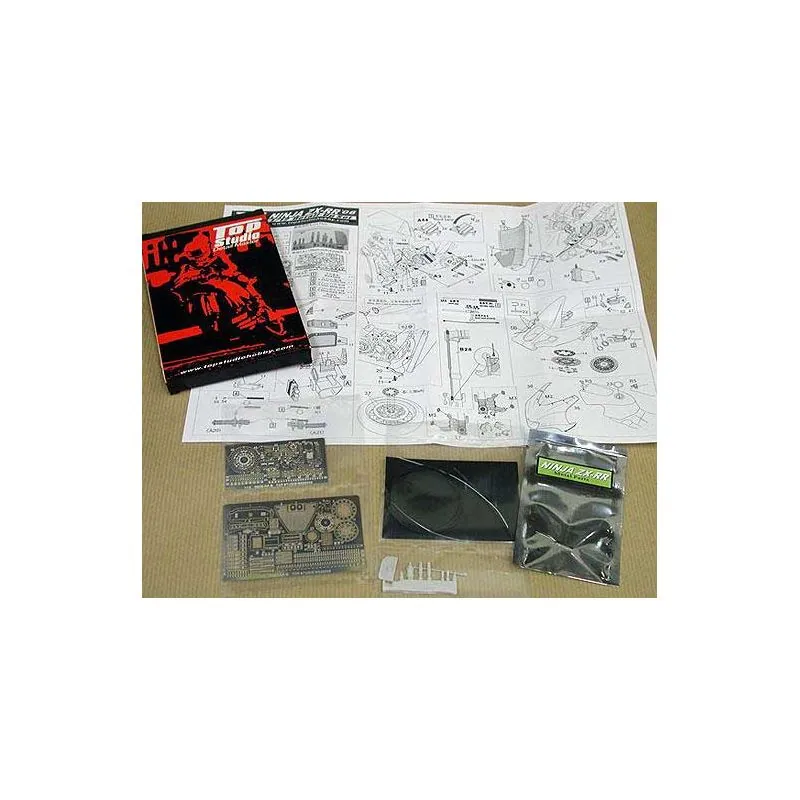 Peinture Kawasaki ninja zx-rr detail up set