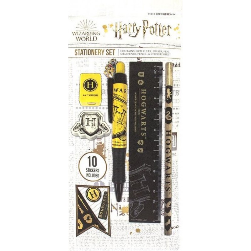 Harry Potter : pochette en papier à écusson coloré