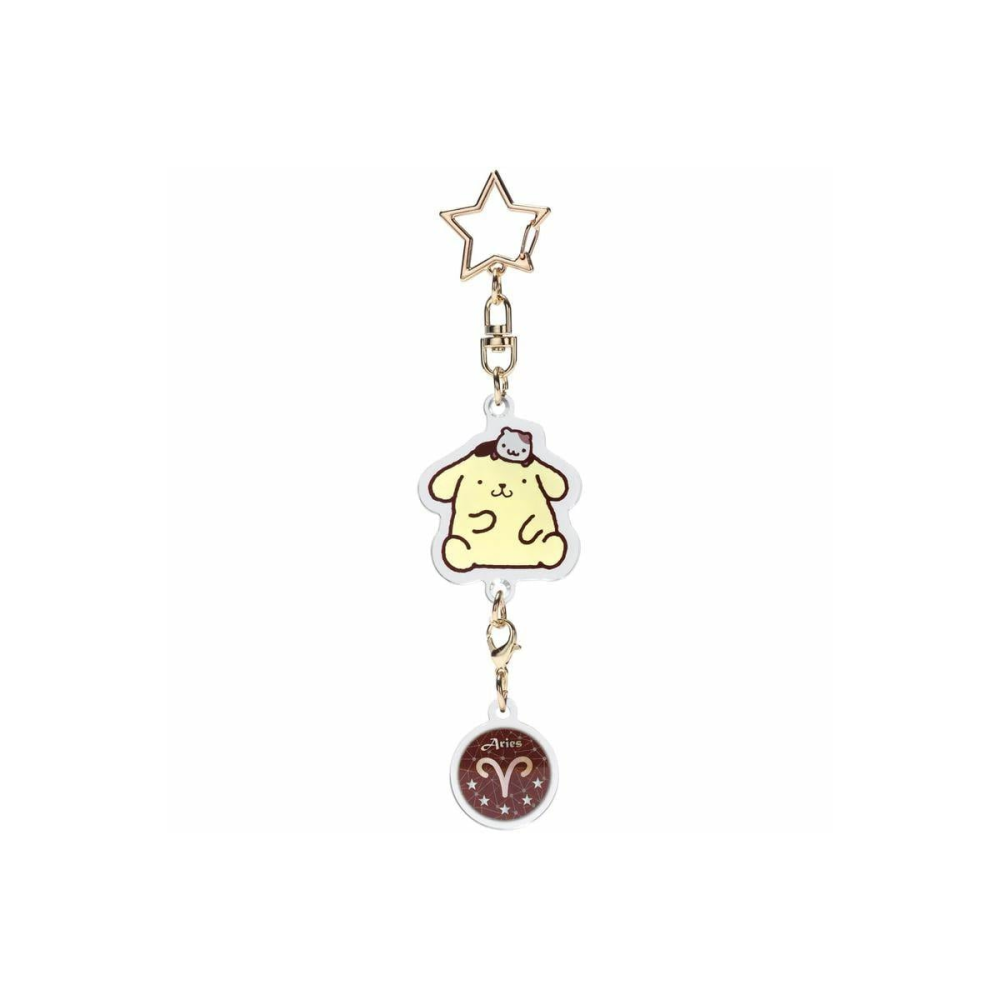 HELLO KITTY - Pompompurin - Porte-clé Symbole Astrologique Bélier