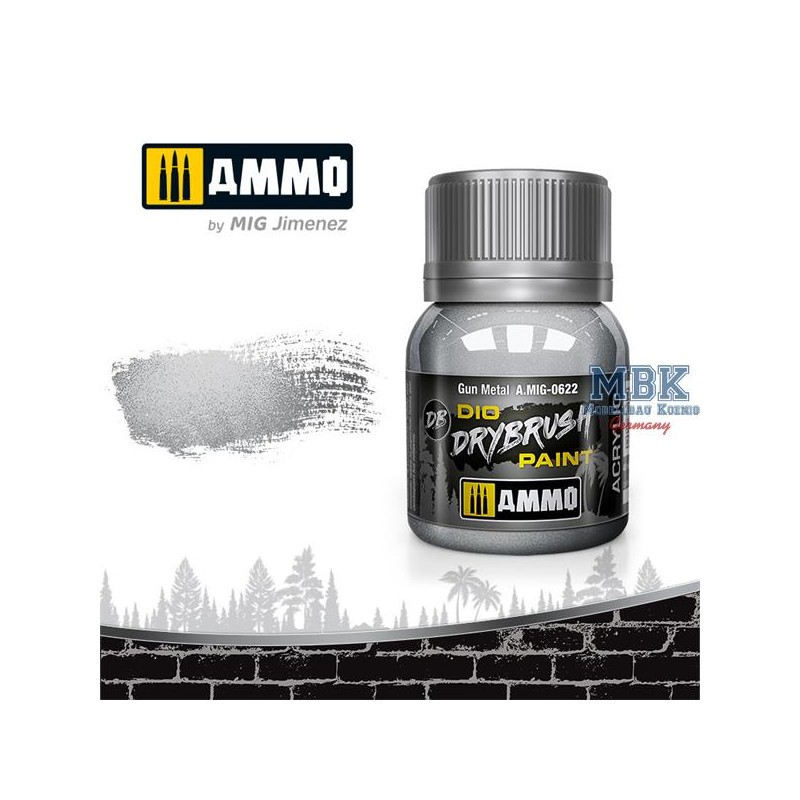 Peinture DIO DRYBRUSH Pistolet Métal
