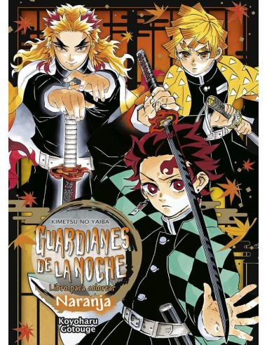 Guardianes de la Noche Libro Para Colorear Naranja – Livre