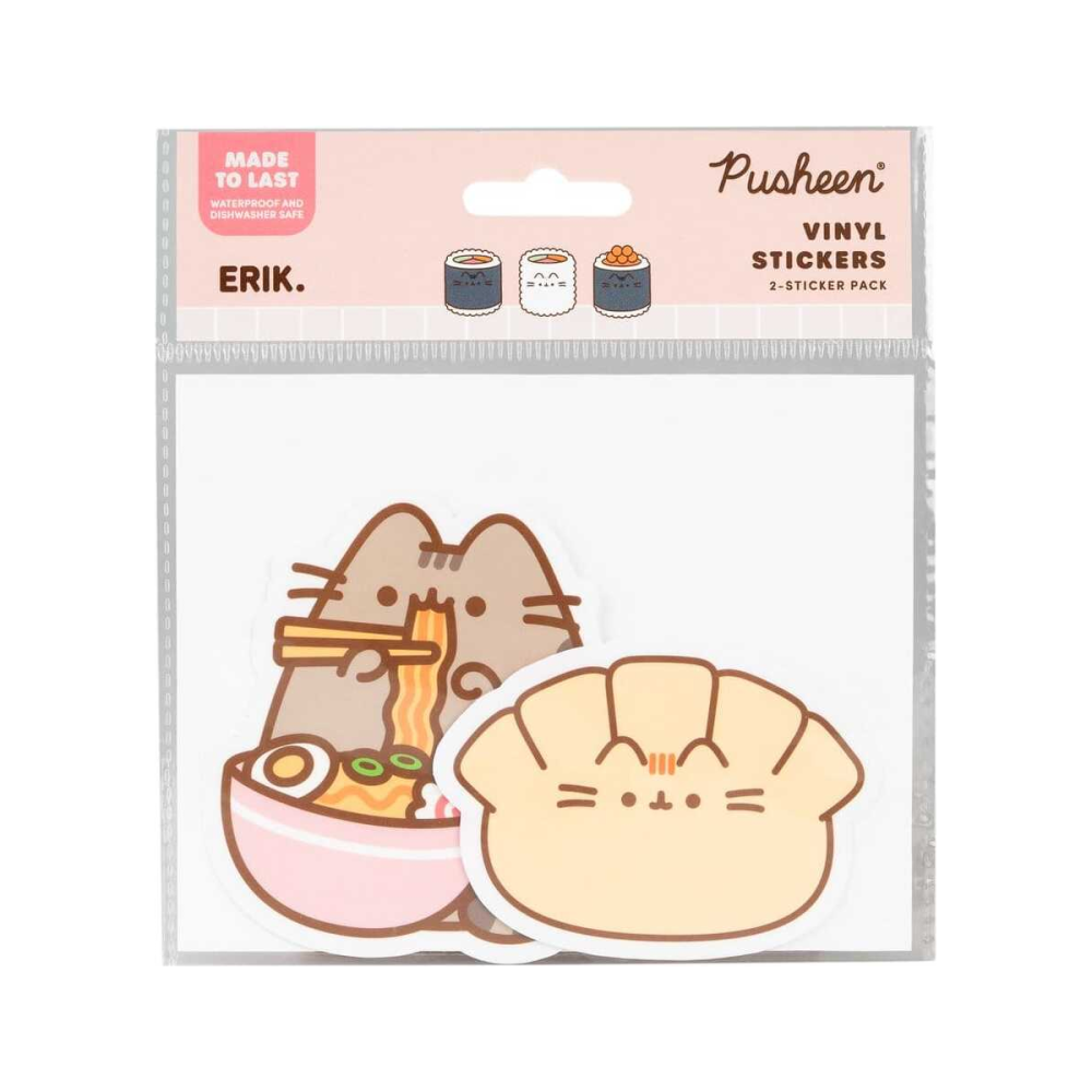 Pusheen autocollants en vinyle Sushi Roll Vol. 6 Set de 2