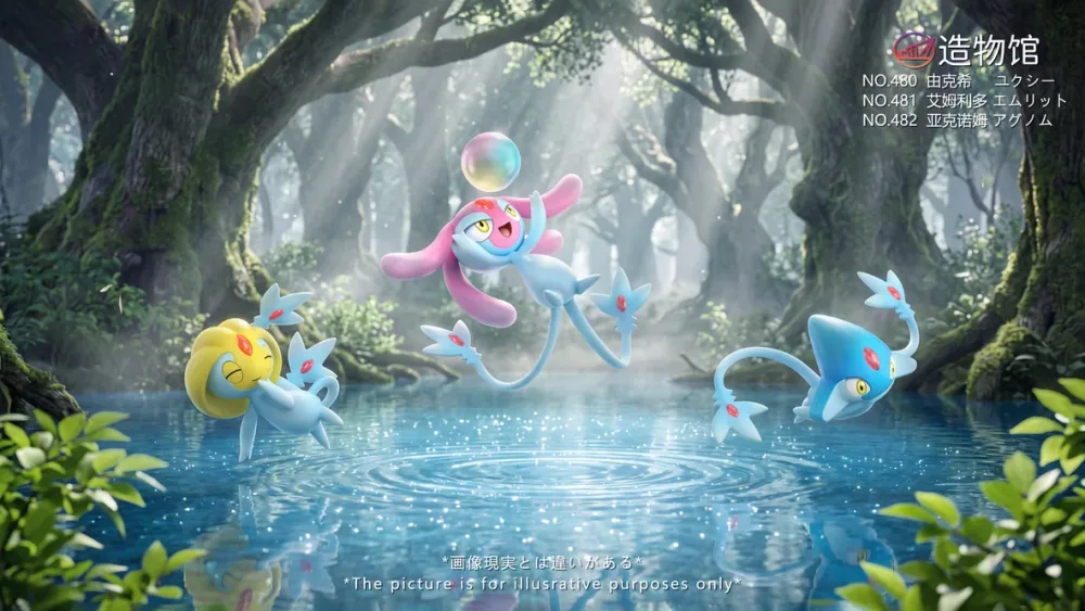 [PREORDER] 1/20 Scale World Figure [ZWG] – Uxie & Mesprit & Azelf