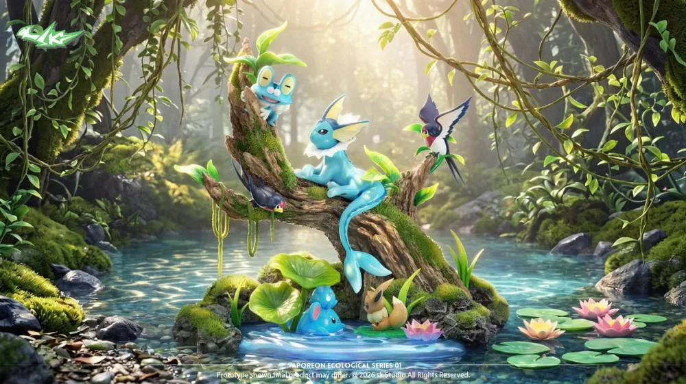 [PREORDER] 1/20 Scale World Figure [SK] – Vaporeon Habitat Scene