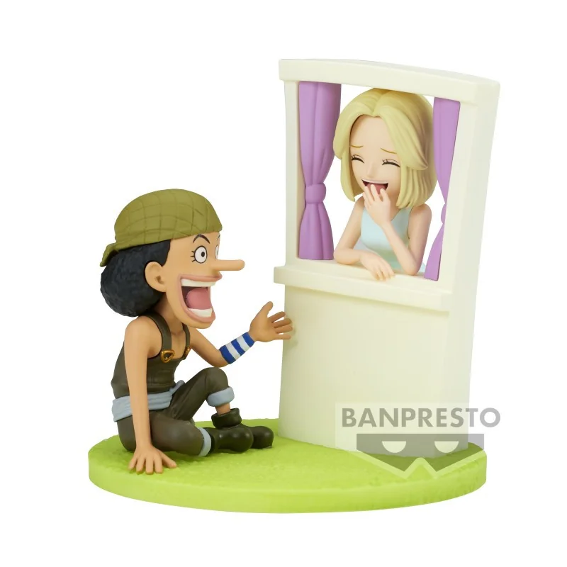 Figurine One piece - world collectable figure log stories - usopp & kaya