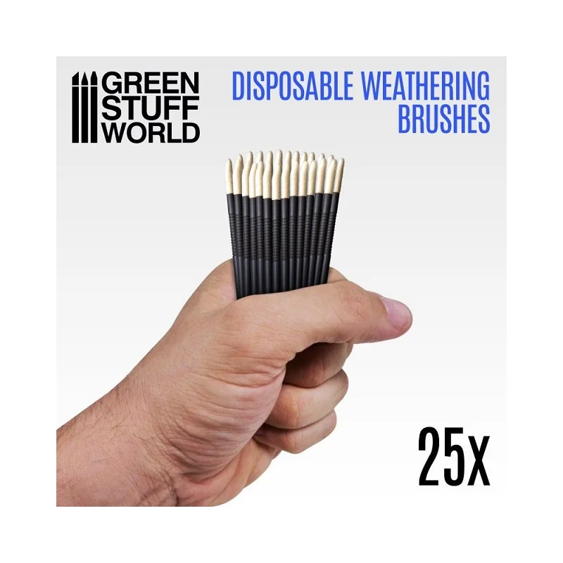 Pinceau Brosses d'altérance jetables - jeu de 25