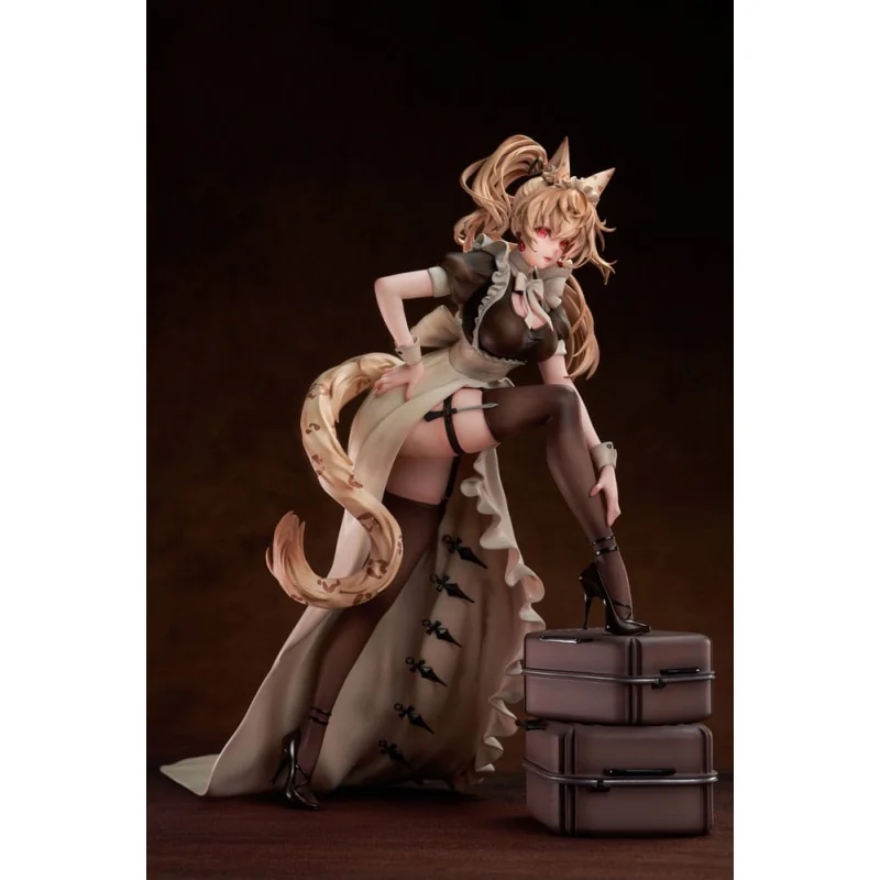 Original Character statuette PVC 1/4 Battle Maid Different Species Leopard Cat Maria 40 cm