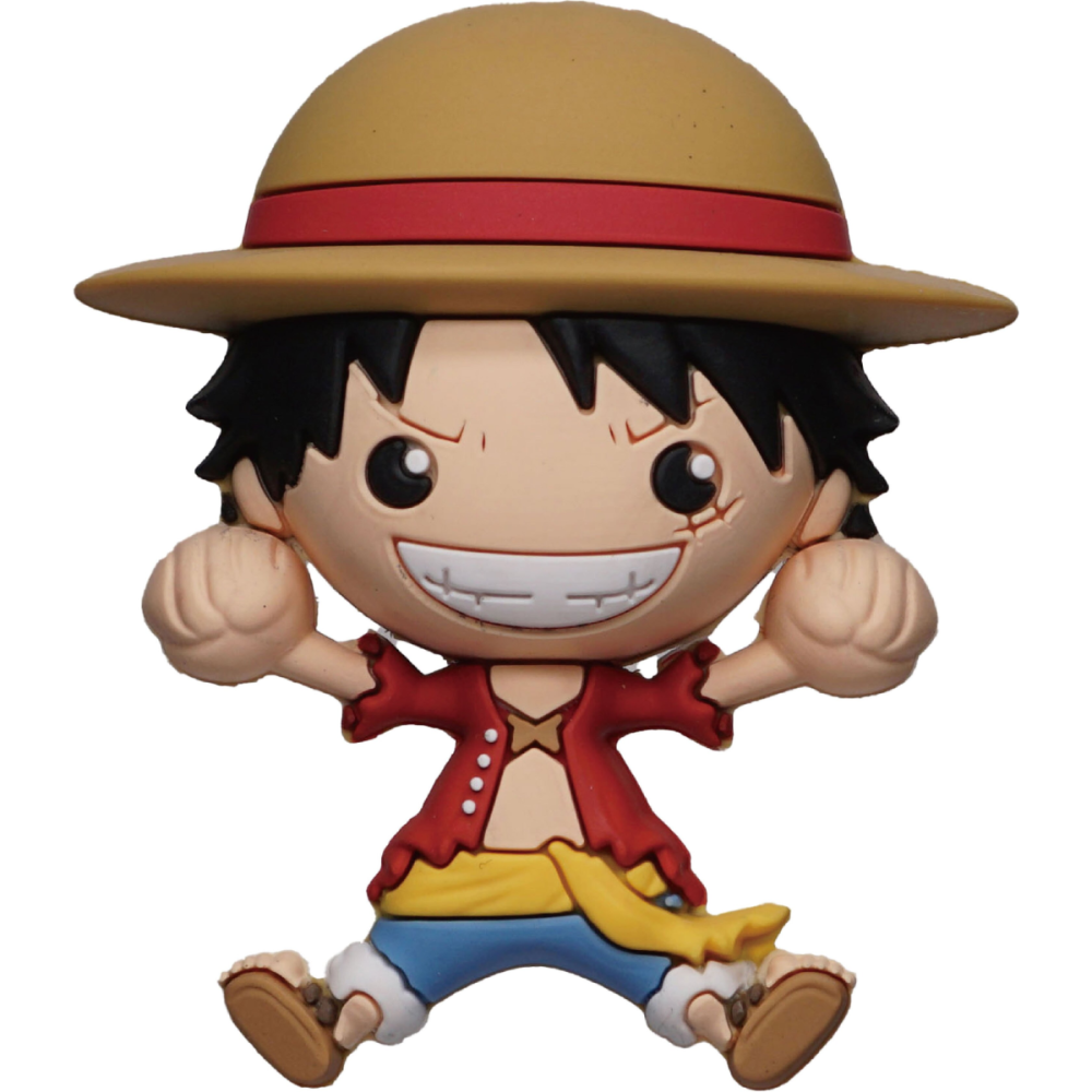 ONE PIECE - Luffy - Aimant à collectionner en mousse 3D