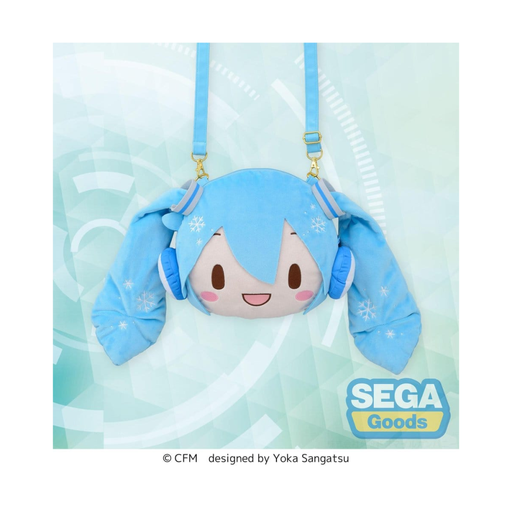Character Vocal Series 01: Hatsune Miku sac à bandoulière Fuwa Petit Snow Miku