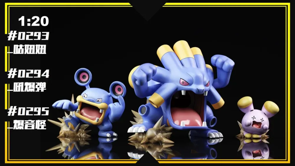 [PREORDER] 1/20 Scale World Figure [SXG] – Whismur & Loudred & Exploud