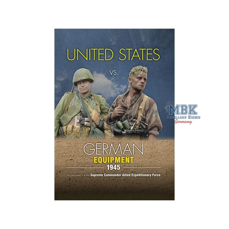 États-Unis contre équipement allemand 1945