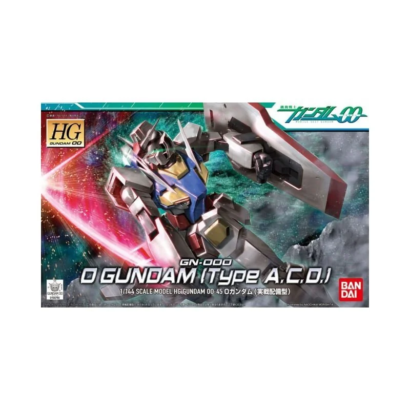 Gunpla Gundam – Maquette HG 1/144 GN-000 O Gundam Type A.C.D.