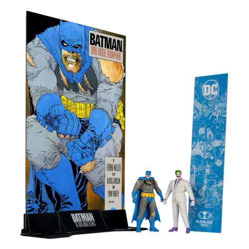 DC Direct Page Punchers pack 2 figurines Batman & The Joker (Batman: The Dark Knight Returns) 8 cm - MCFARLANE