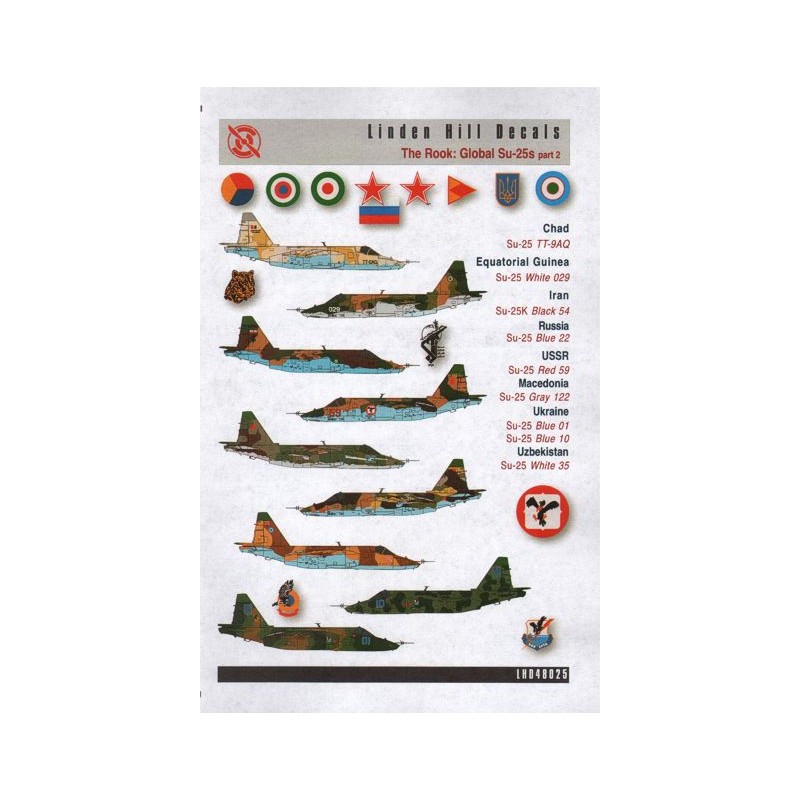 Décal International Sukhoi Su-25K La Tour Partie 2 (9)