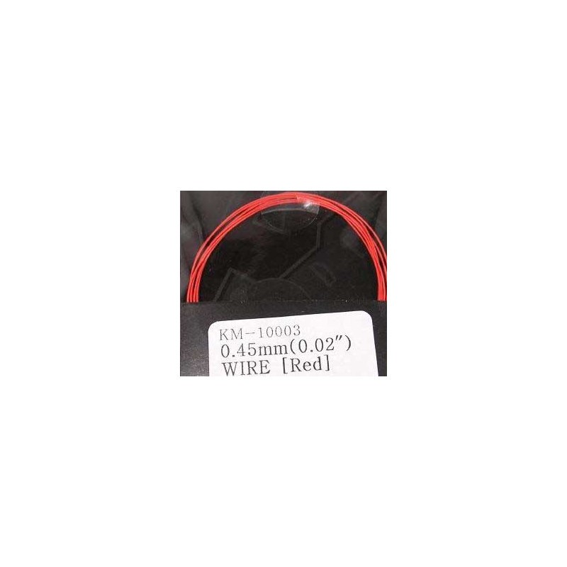 Fil 0.45mm rouge