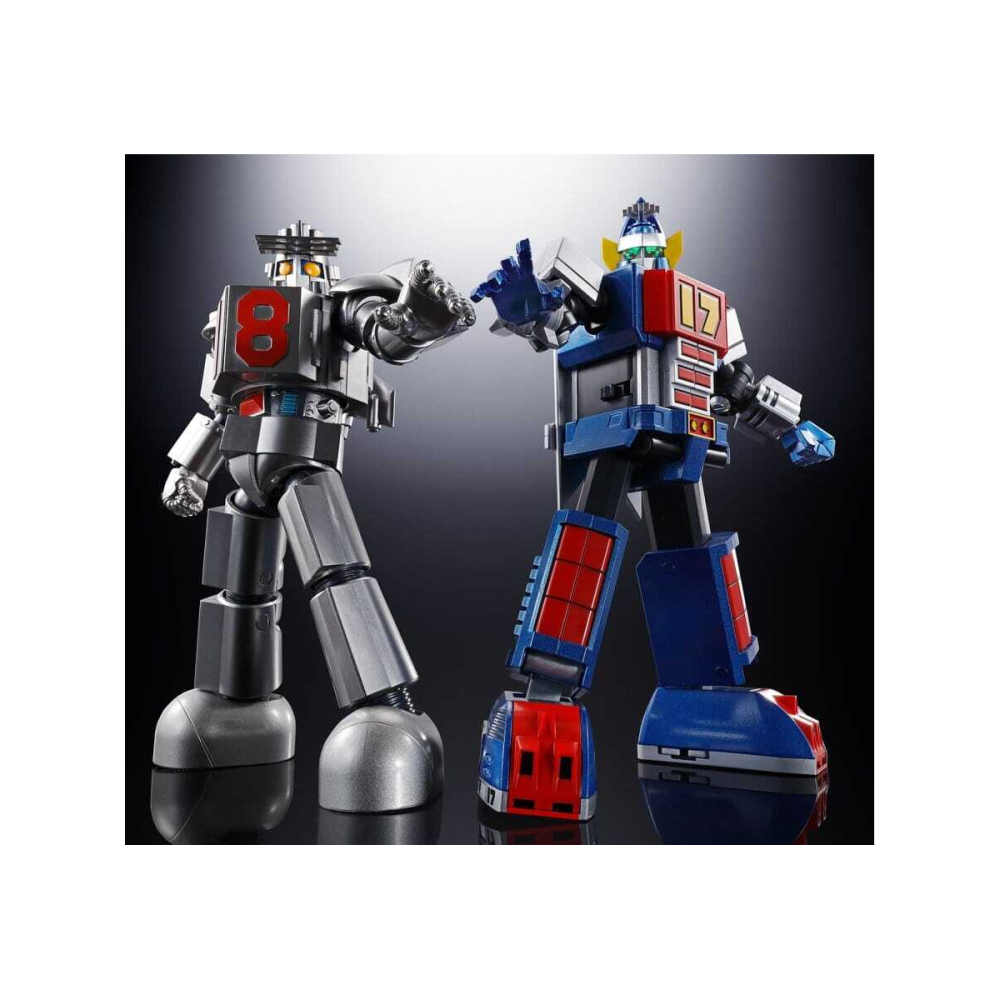 Daitetsujin 17 figurine Diecast Soul of Chogokin GX-101S Daitetsujin 17 & 18 Graviton Box 18 cm