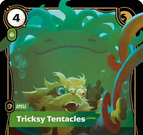 Riftbound - Carte Tentacules rusées Déchaînement FOIL FR