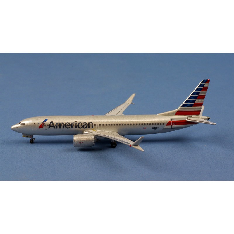 Miniature American Airlines Boeing 737 MAX N318SF