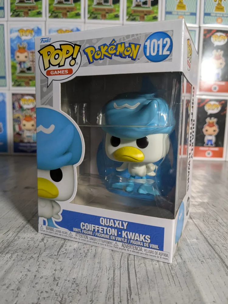 Games Pokemon #1012 – Funko Pop! – Quaxly / Coiffeton / Kwaks